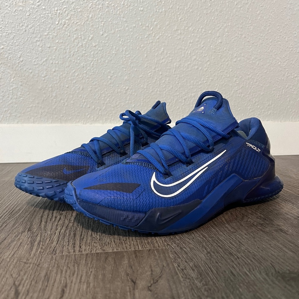 Nike Force Zoom Trout 8 Turf Blue Baseball Cleat DJ6522-414